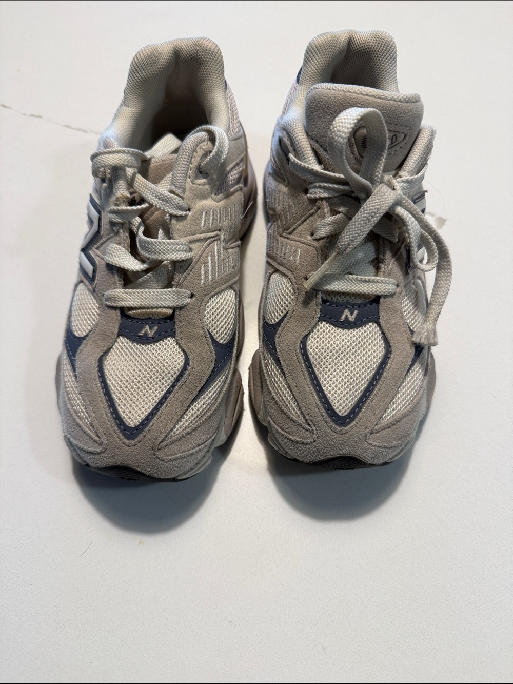 New Balance Kids' Gray & Blue Athletic Sneakers